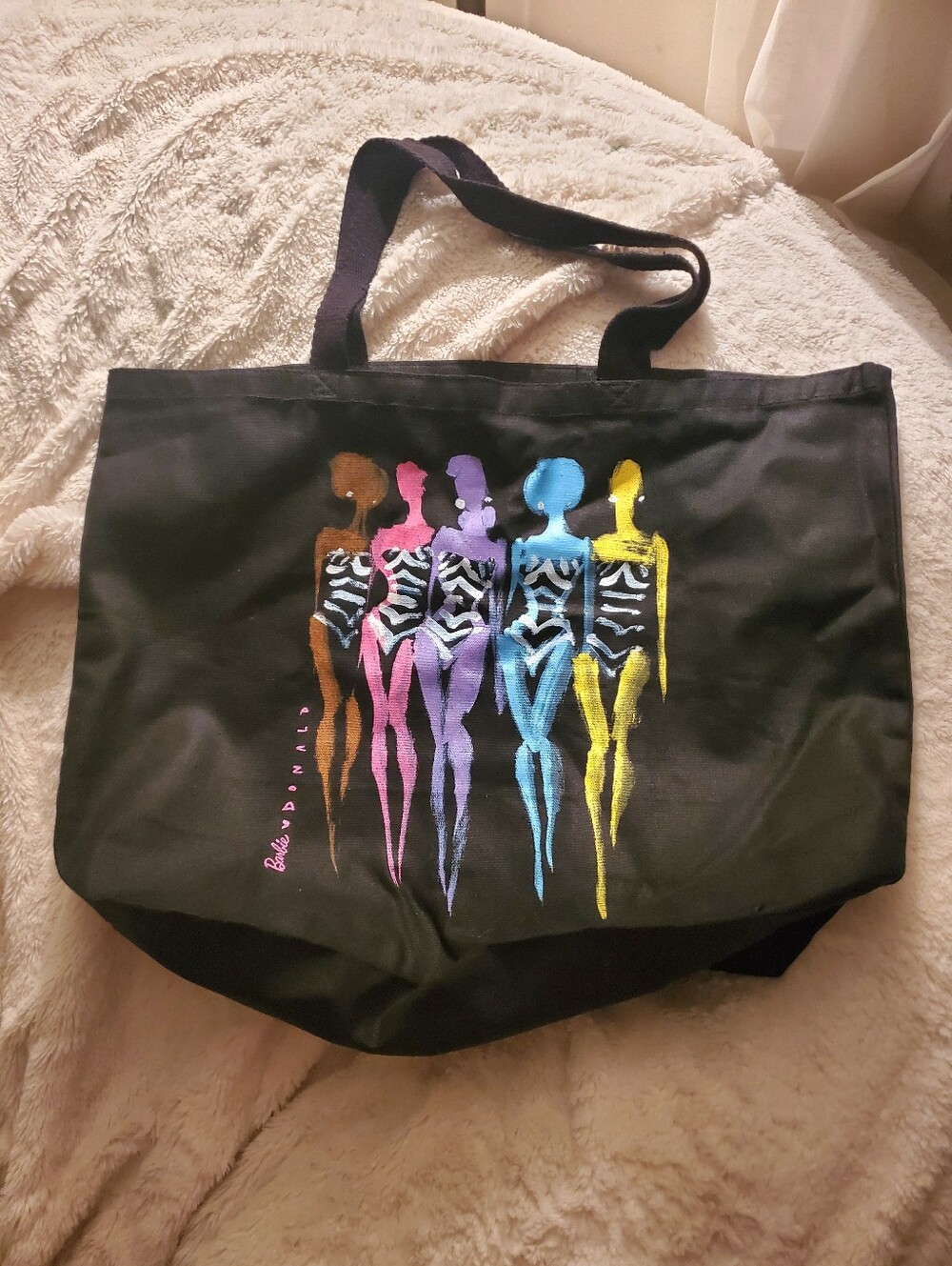 Canvas Bag By Donald Robertson Barbie Design